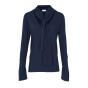 Pullover m. Schluppe, marine