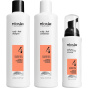 Nioxin Окрашенные, заметно смягчающие волосы 3-ступенчатый системный набор скальп + шампунь для волос 150 мл + скальп + кондиционер для волос 150 мл + Уход за кожей головы + средство для утолщения волос 40 мл - 340 мл