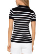 Short Sleeve Collared Sweater Top