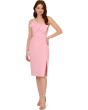 Knit Crepe Short Dress