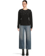 Drop Shoulder Sweatshirt With Crystal Details