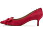 Adrienne Bow-Trim Suede Pumps