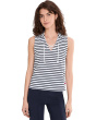 Sleeveless Collared Top