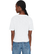 Short Sleeve Shrunken Boxy Crew Neck Tee