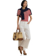 Striped Stretch Cotton Tee