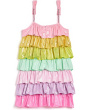 Rainbow Tiered Shimmer Dress (Toddler/Little Kid)