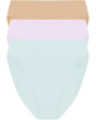 Bliss Bare Cotton High Cut Brief 3-Pack