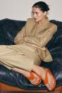 Zara КОЖАНЫЕ САНДАЛИИ НА ПЛОСКОЙ ПОДОШВЕ - ОГРАНИЧЕННАЯ СЕРИЯ 542172050-070-35