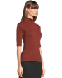 Elbow Sleeve Turtleneck