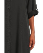 Roll-up Long Sleeve Shirt Dress