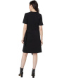 Short Sleeve Side Tie Dress