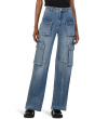 Jean High-Rise Fab Ab Wide Leg -Patch Pockets W/ Flaps In Planned