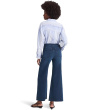 Flared Wide-Leg Crop Jean in Kingston Wash