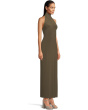 Halter Turtle Side Slit Gown