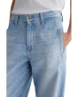 Mercer High-Rise Cuffed Barrel Jeans in Sunset Blues