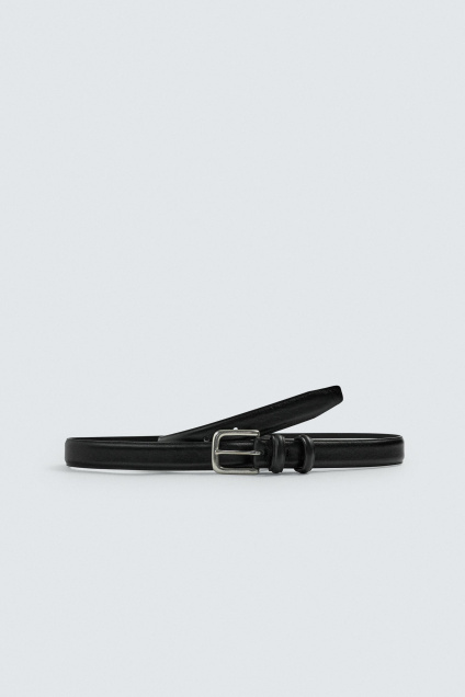 Zara УЗКИЙ КОЖАНЫЙ РЕМЕНЬ 524866974-800-85