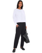 Garment Dyed Terry Slouch Ankle Pant