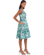 Floral Jacquard Midi Dress
