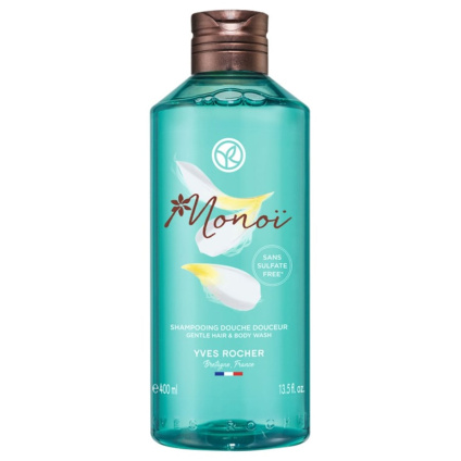 Yves Rocher Нежное средство для мытья волос и тела Monoi - 400 мл