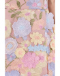 3D Floral Lampshade Mini Dress
