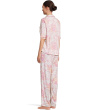 Romantic Fields Elbow Sleeve Pajama Set with Lace